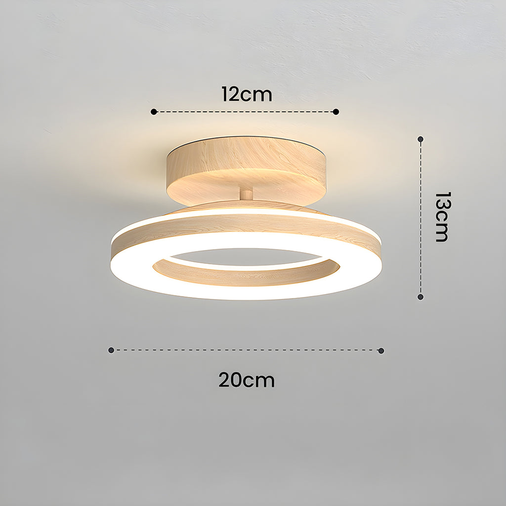 Round LED Ceiling Lamp – Acrylic Light for Hallway and Entrance