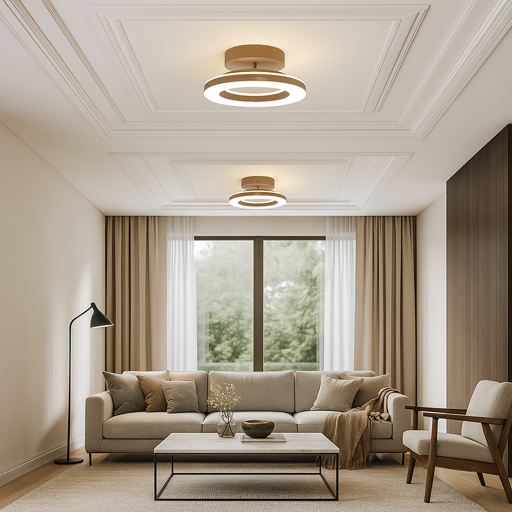 Round LED Ceiling Lamp – Acrylic Light for Hallway and Entrance