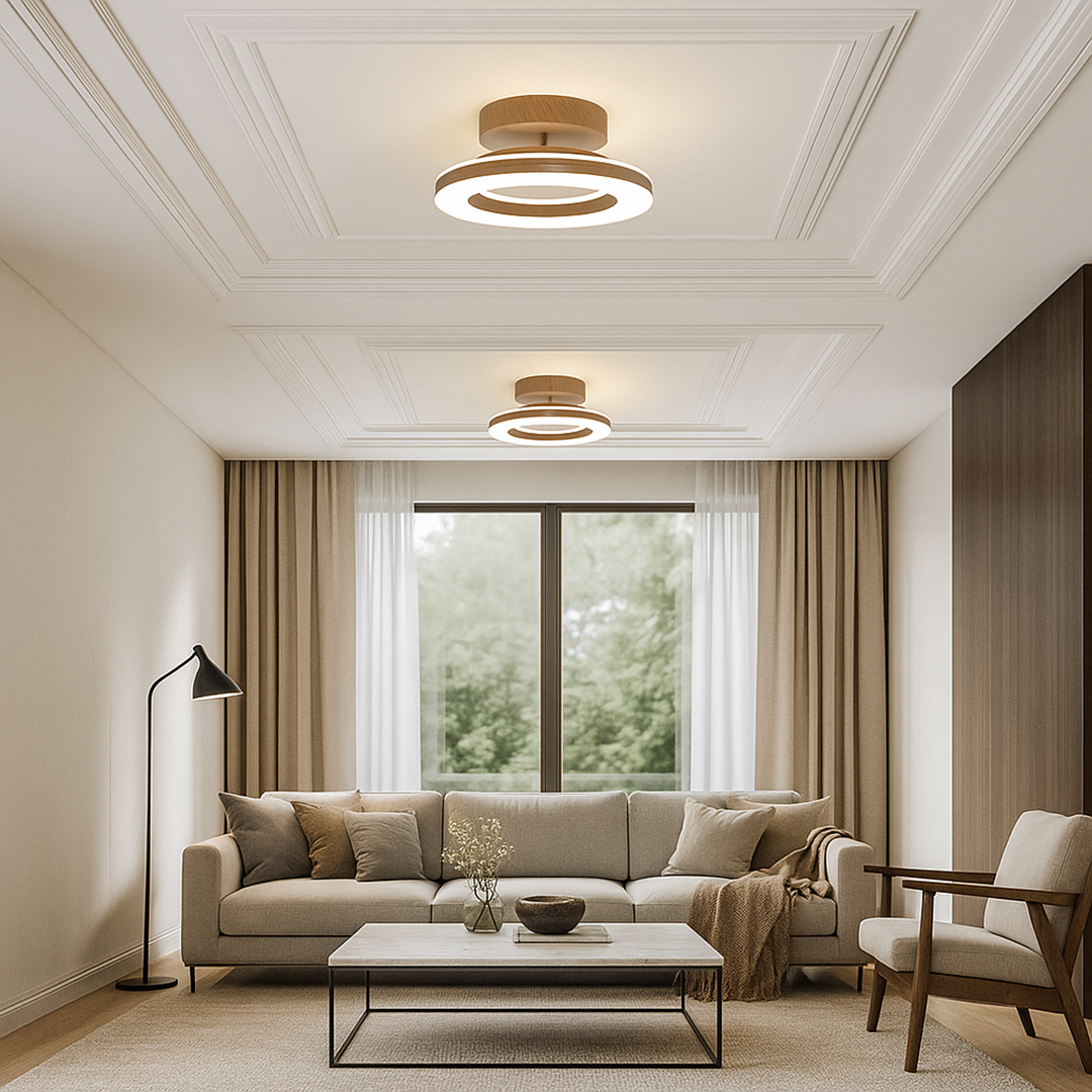 Round LED Ceiling Lamp – Acrylic Light for Hallway and Entrance