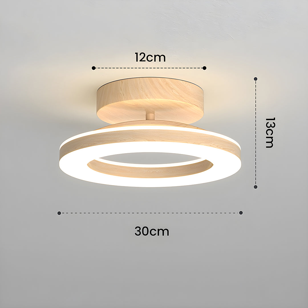 Round LED Ceiling Lamp – Acrylic Light for Hallway and Entrance
