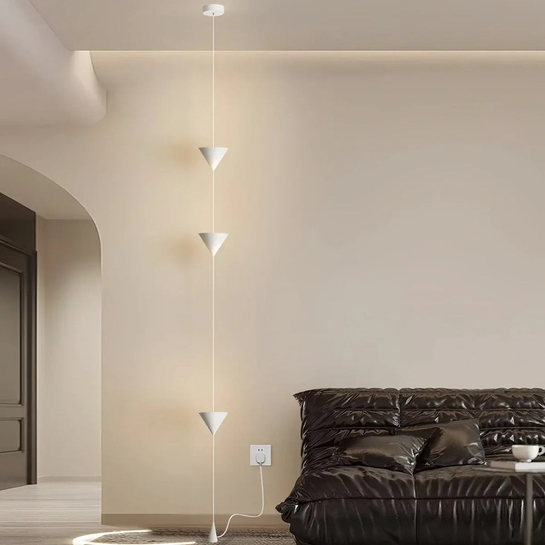 Minimalist Geometric Metal Floor Lamp