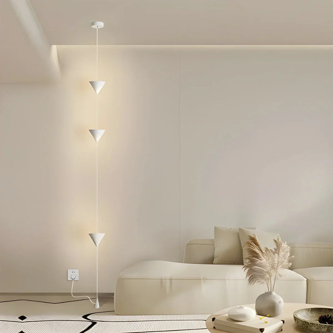 Minimalist Geometric Metal Floor Lamp