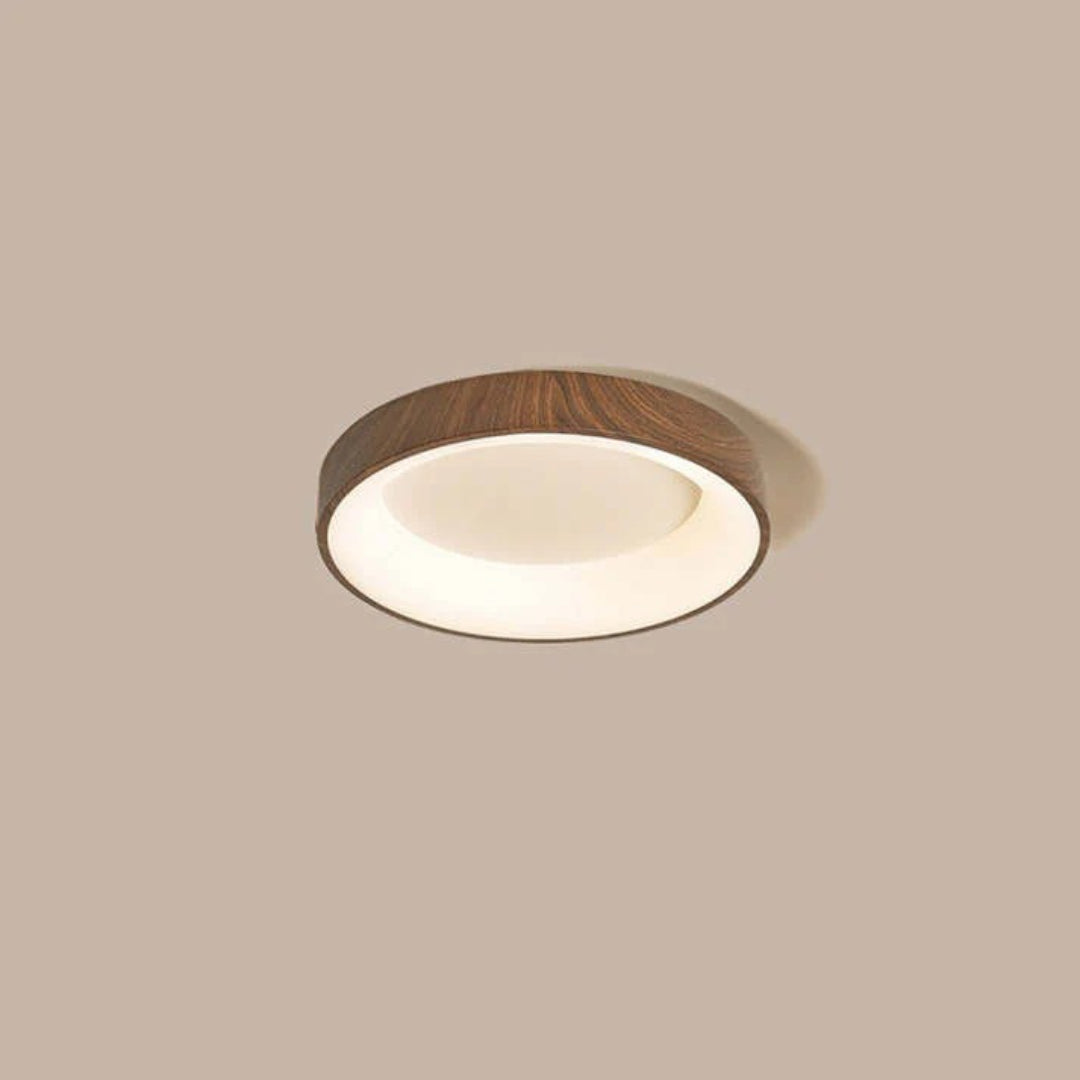 Wooden LED Round Ceiling Light