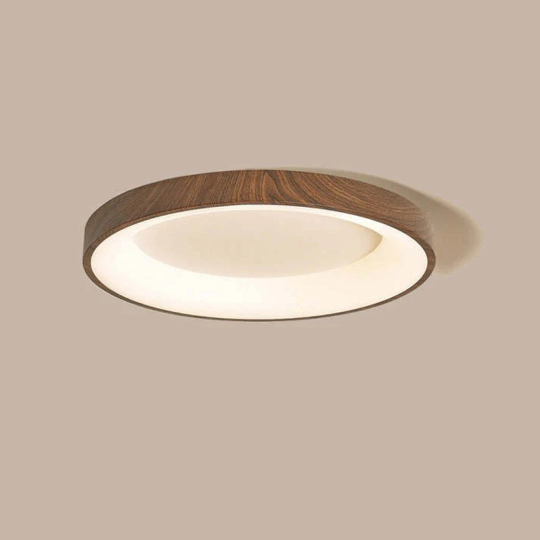 Wooden LED Round Ceiling Light