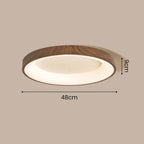 Wooden LED Round Ceiling Light