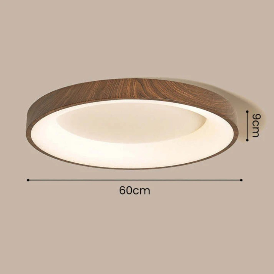 Wooden LED Round Ceiling Light
