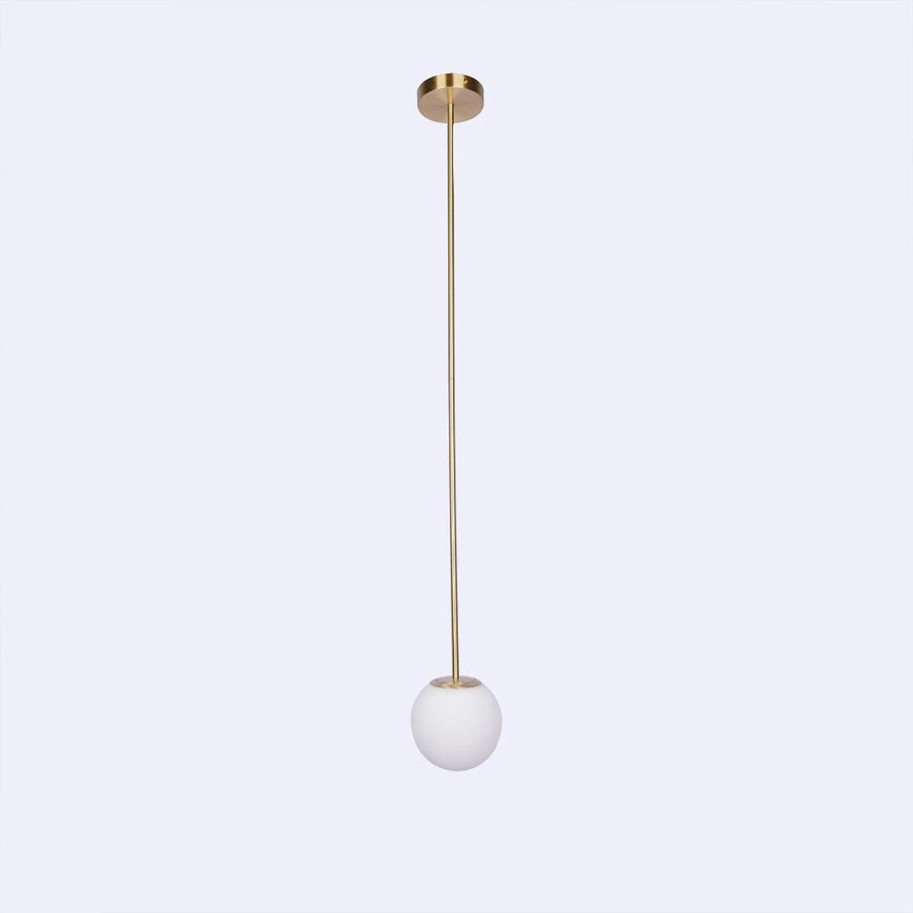 Minimalist Round Glass Pendant Light