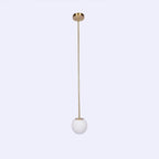 Minimalist Round Glass Pendant Light