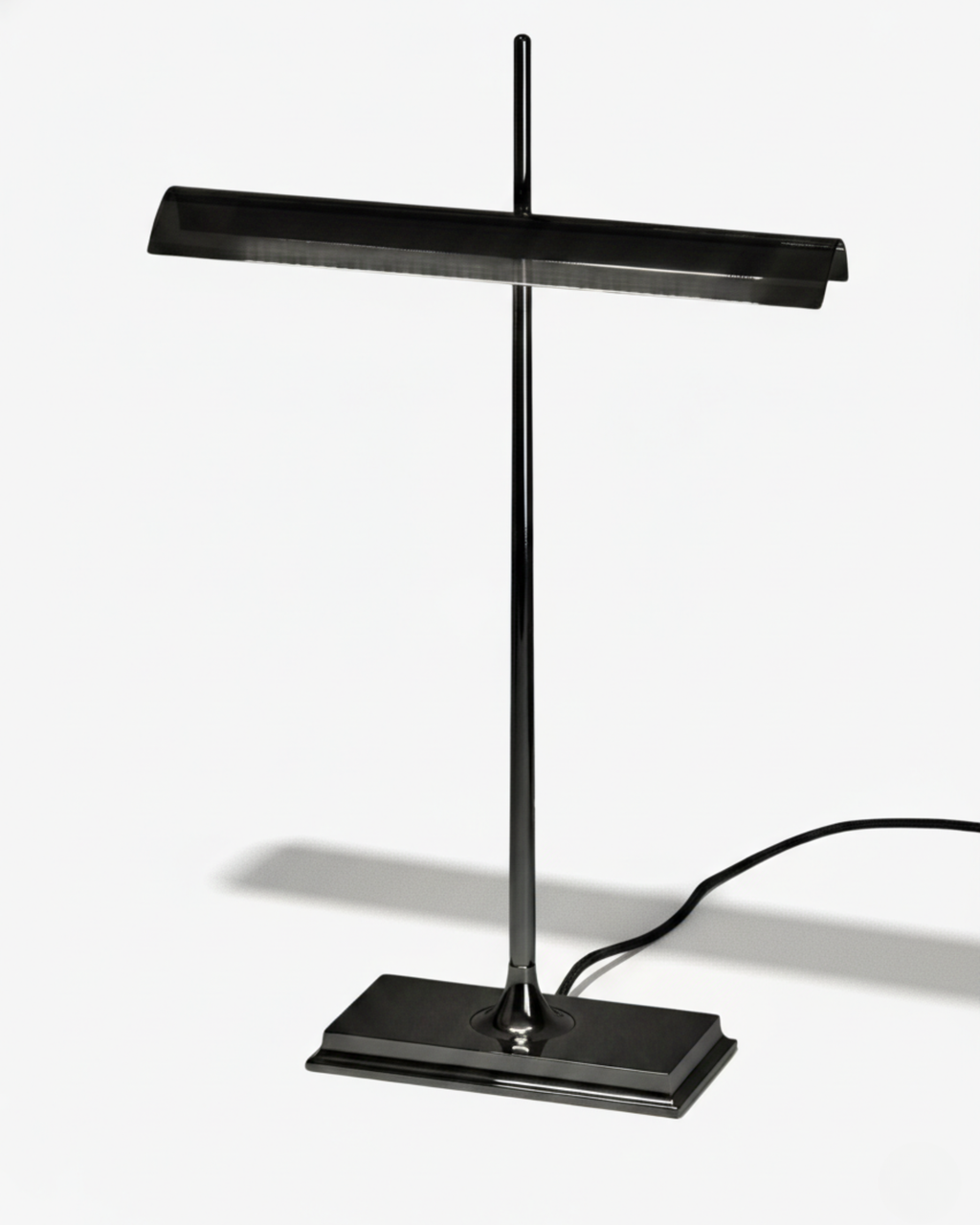 Desk Lamp Aluminum and Optical Acrylic | Integrated LED 3000K | USB Charging Port | Touch Dimmer and Weighted Base