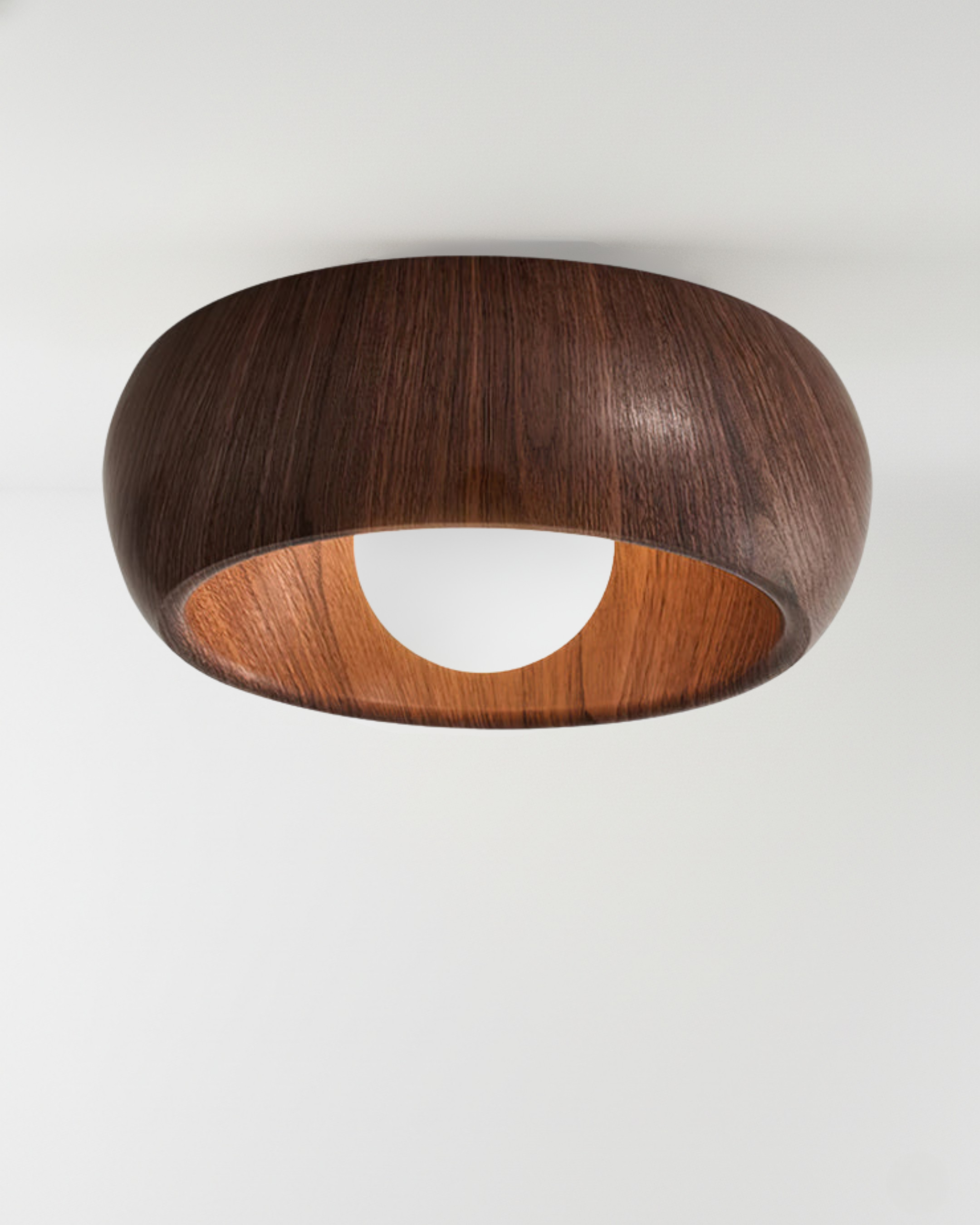 LED Ceiling Wall Light Metal and Glass | Modern Minimalist Style | Integrated 3000K Backlit Ambient Illumination
