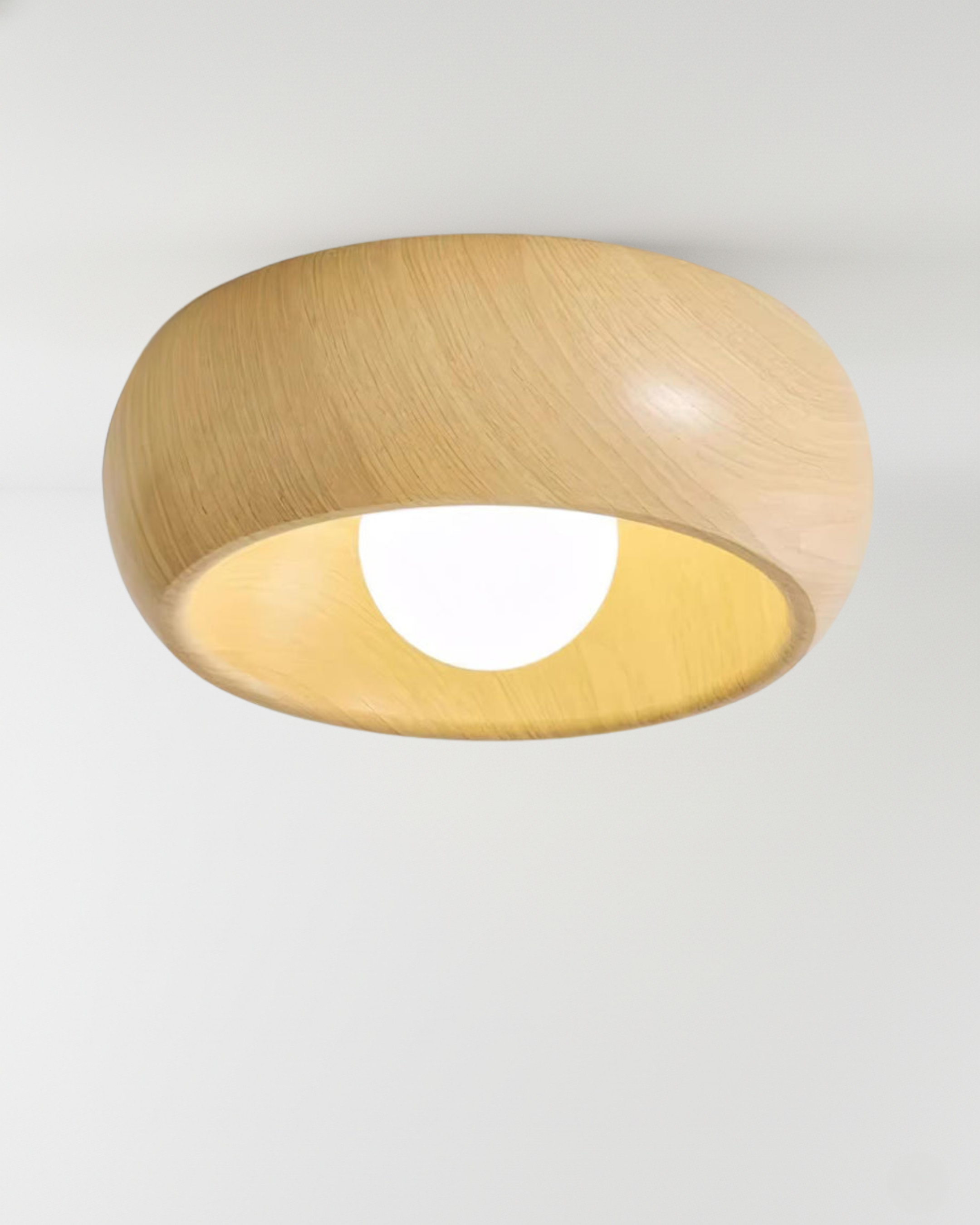 LED Ceiling Wall Light Metal and Glass | Modern Minimalist Style | Integrated 3000K Backlit Ambient Illumination
