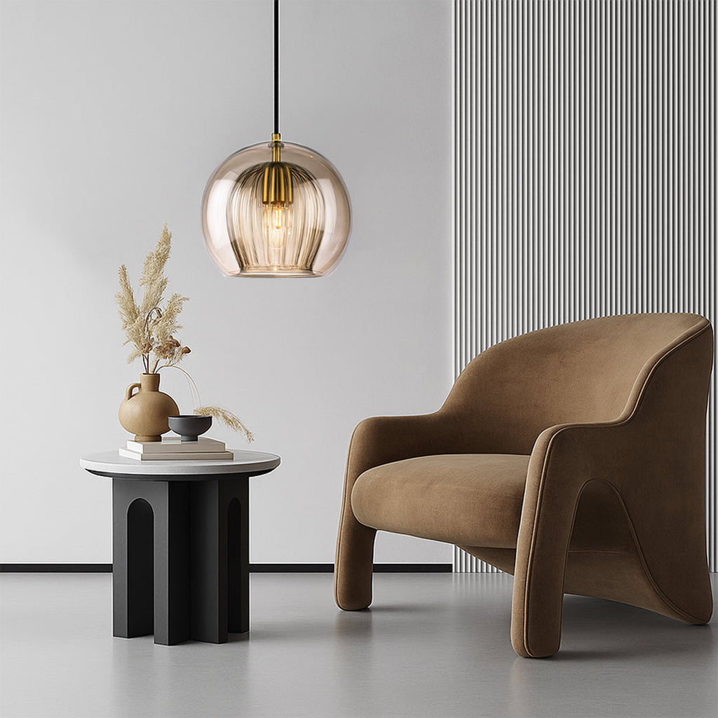 Minimalist Kitchen Island Pendant Lamp – Slim Linear Design With Warm Focused Glow