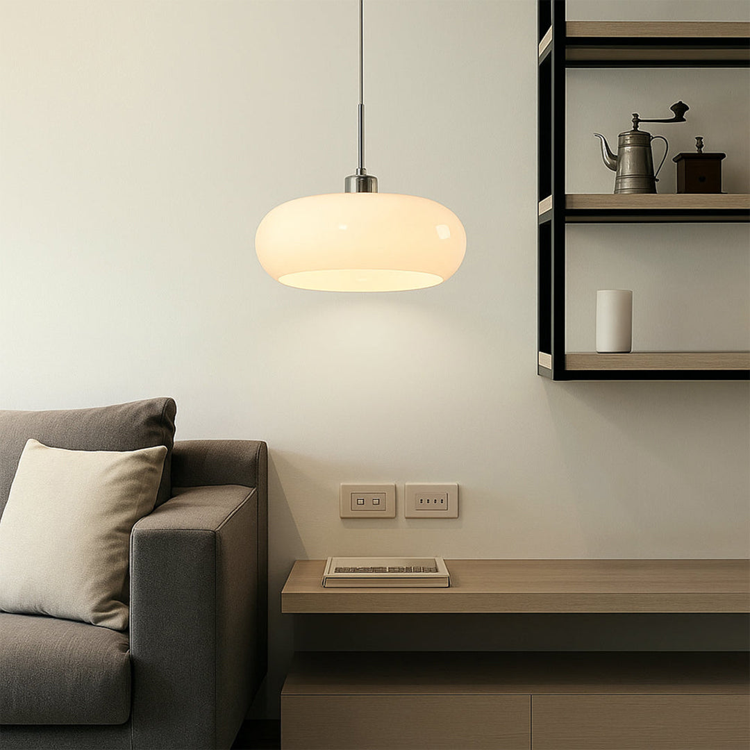 Geometric Pendant Lamp – Bauhaus Style Architectural Minimalist Design