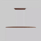 Japandi Wooden Linear Pendant Light