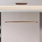 Japandi Wooden Linear Pendant Light
