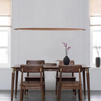 Japandi Wooden Linear Pendant Light