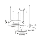 Stone Ring Pendant Light