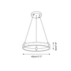 Stone Ring Pendant Light