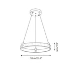 Stone Ring Pendant Light