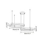 Stone Ring Pendant Light