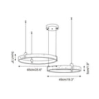 Stone Ring Pendant Light