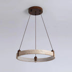 Stone Ring Pendant Light