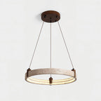 Stone Ring Pendant Light