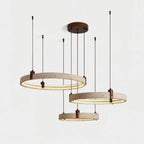 Stone Ring Pendant Light