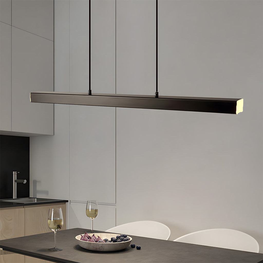 Linear LED Pendant Lamp – Minimalist Functional Design For Dining And Workspaces
