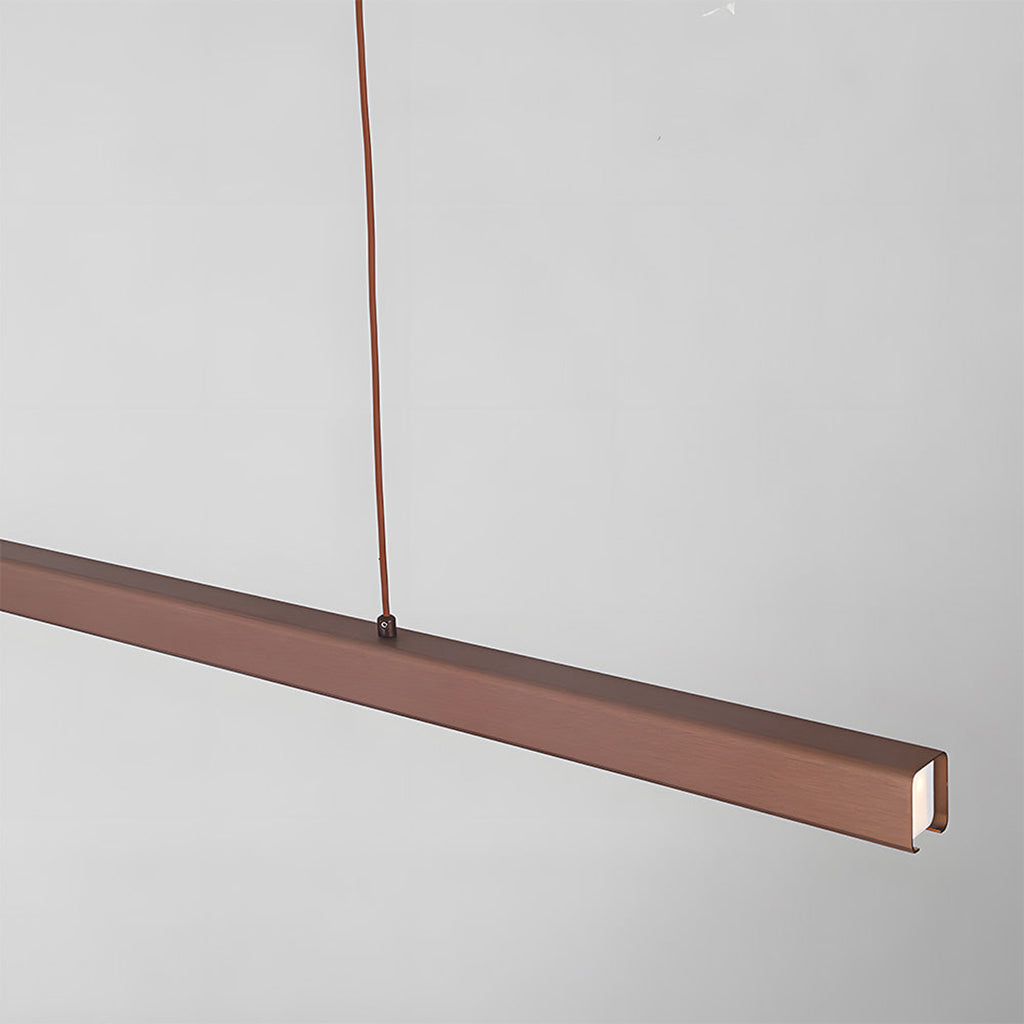 Linear LED Pendant Lamp – Minimalist Functional Design For Dining And Workspaces