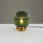 Table Lamp Glass and Iron | Modern Minimalist Style | Soft Ambient Lighting for Bedrooms and Living Room Side Tables