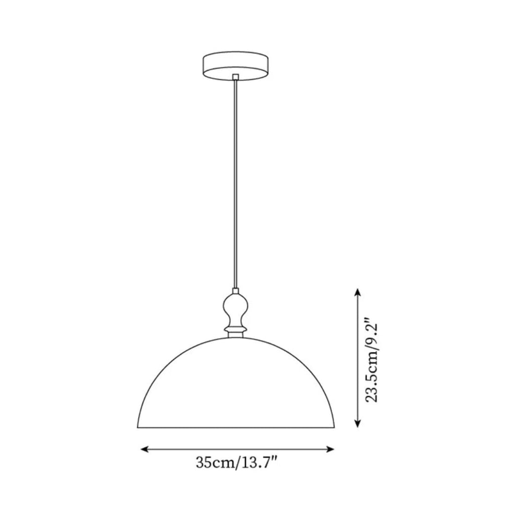 Vintage Dome Pendant Light