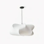 Mulberry Silk Pendant Light | Adjustable Metal Suspension | Soft Diffused Lighting for Living Rooms and Bedrooms