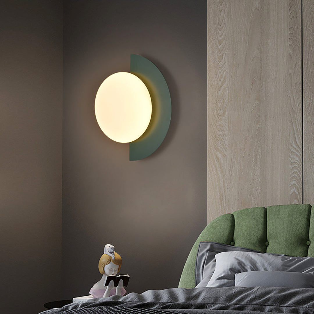 Semicircle Wall Lamp – Nordic Minimalist LED Design With Dimmable Control