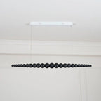 Minimalist Wooden Bead Pendant Light