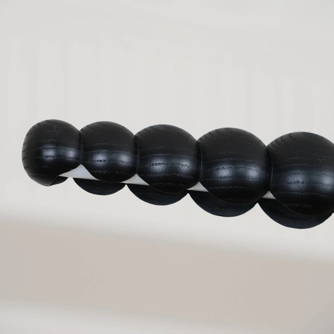 Minimalist Wooden Bead Pendant Light