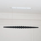 Minimalist Wooden Bead Pendant Light