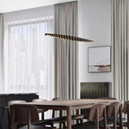 Minimalist Wooden Bead Pendant Light