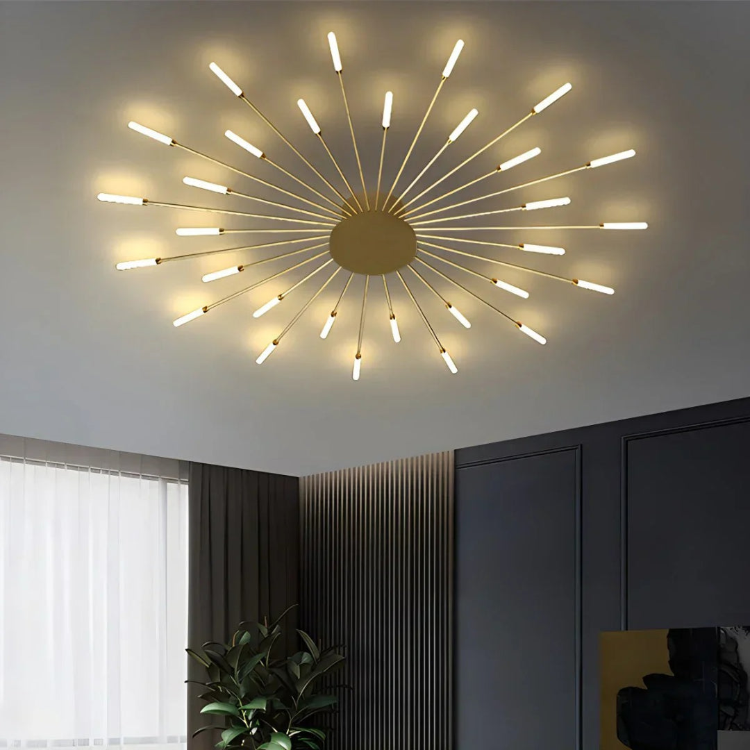 Modern LED Starburst Ceiling Light