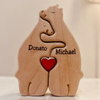 Wood Bear Family | Customizable, personal and original