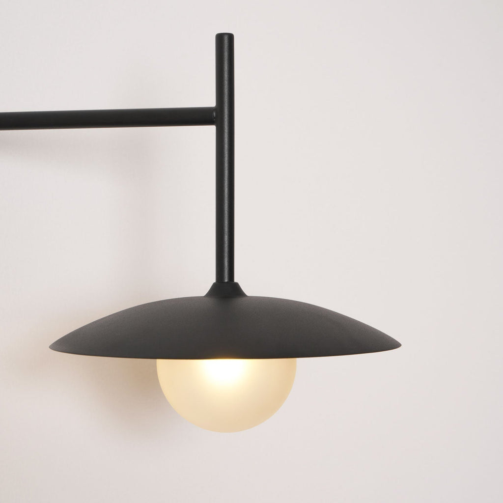 Swing Arm Wall Lamp Metal and Glass | Adjustable Articulated Design | Flexible Plug-In Lighting for Bedside and Living Room