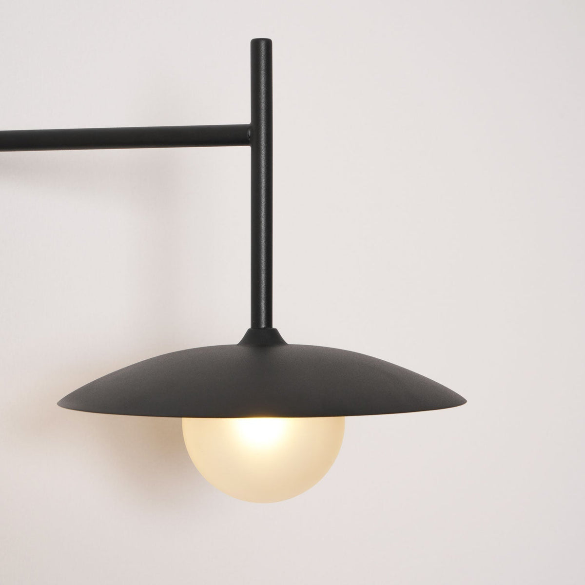 Swing Arm Wall Lamp Metal and Glass | Adjustable Articulated Design | Flexible Plug-In Lighting for Bedside and Living Room