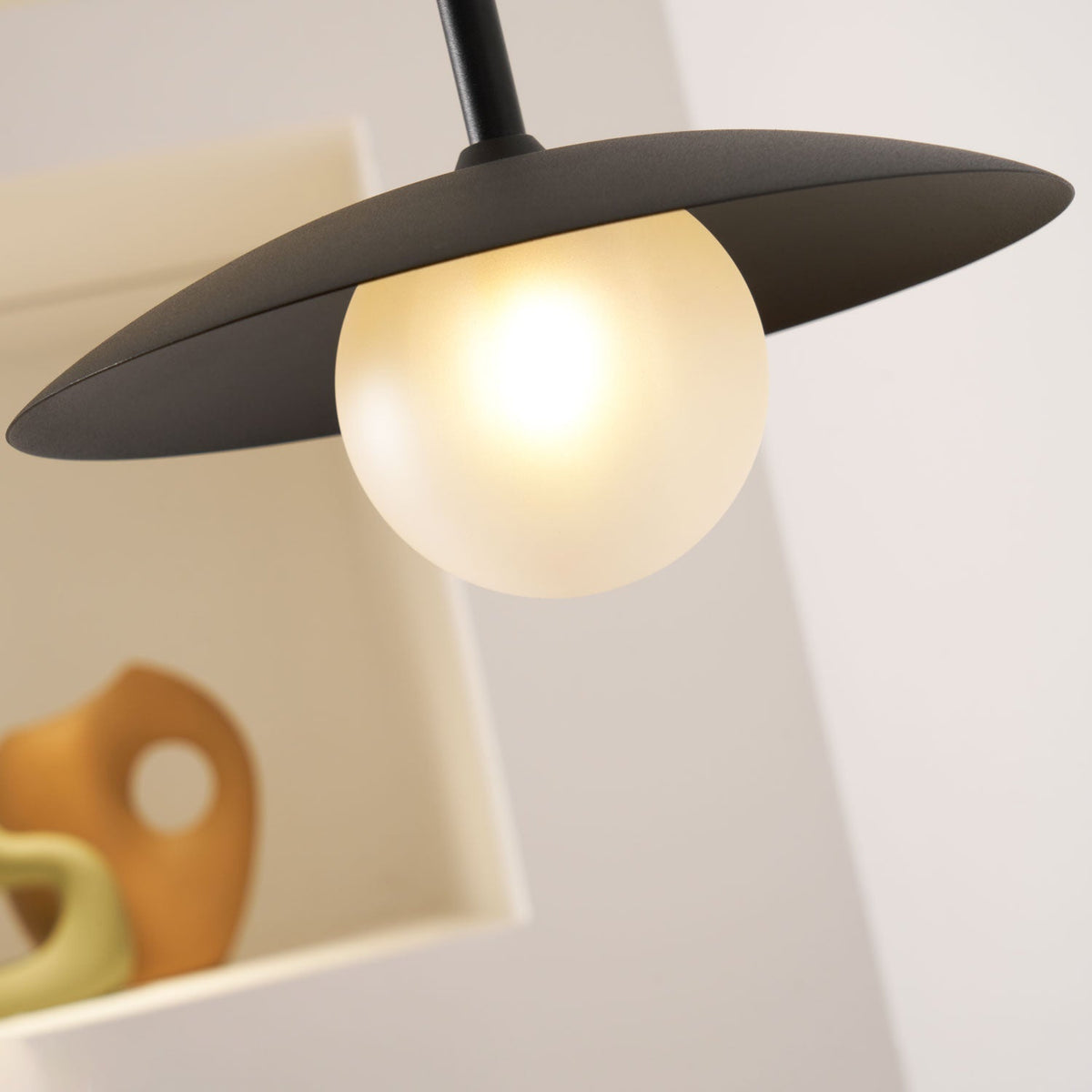 Swing Arm Wall Lamp Metal and Glass | Adjustable Articulated Design | Flexible Plug-In Lighting for Bedside and Living Room