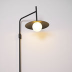 Swing Arm Wall Lamp Metal and Glass | Adjustable Articulated Design | Flexible Plug-In Lighting for Bedside and Living Room