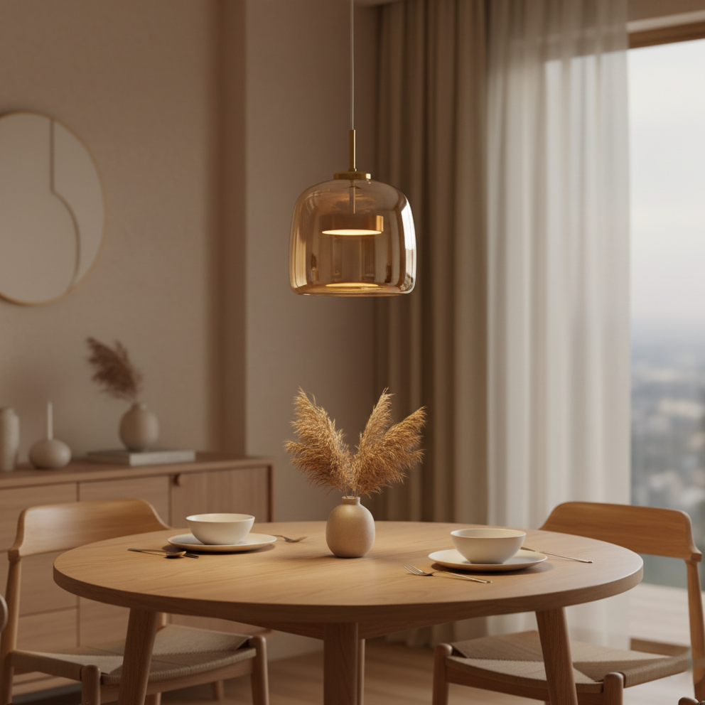 Retro Glass Pendant Light