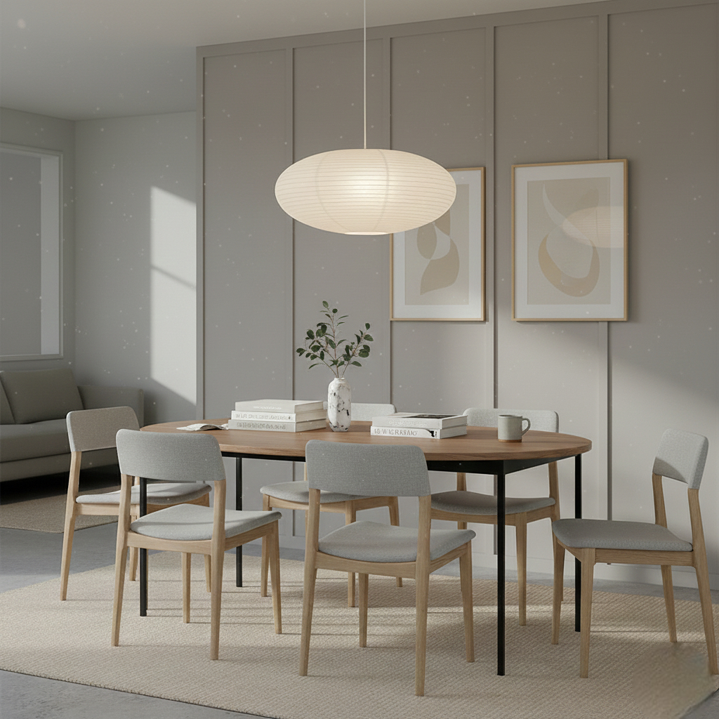Textural Serenity: The Paper Pendant Lamp by Wabi