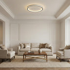 Mysaglobe Scandinavian Round Ceiling Lamp: Minimalist Illumination for Modern Interiors