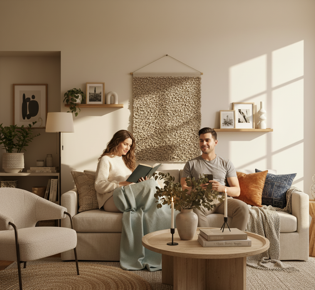 Team collaborating in an open studio