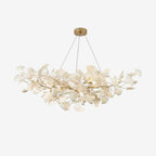 Ginkgo Leaf Chandelier – Sculptural Nature Inspired Luxury Statement Design