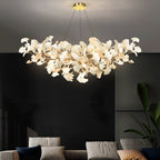 Ginkgo Leaf Chandelier – Sculptural Nature Inspired Luxury Statement Design